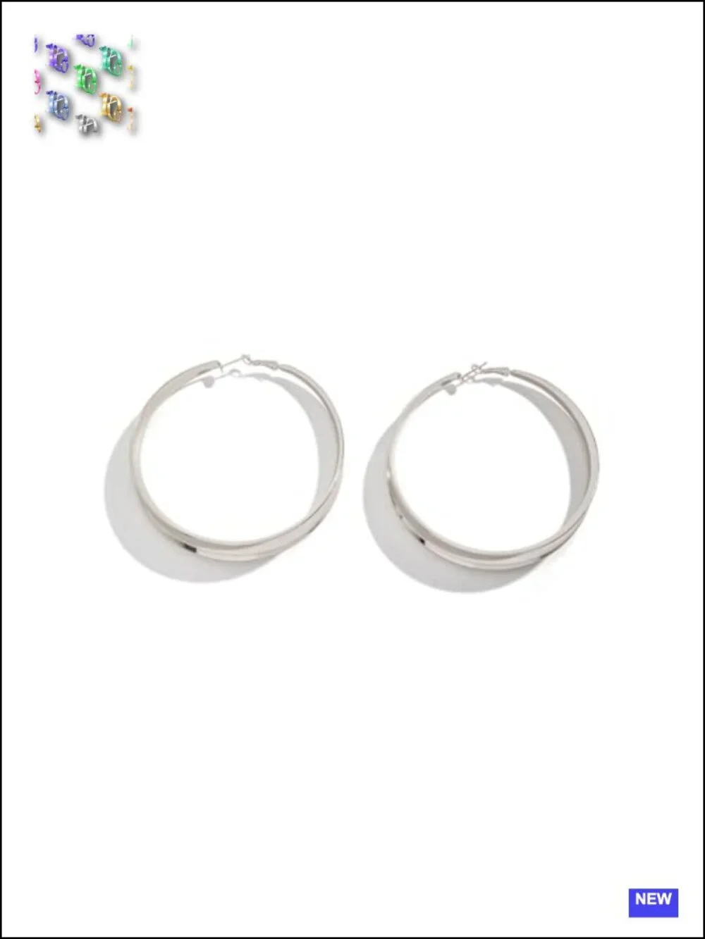 Extra Large Chunky Gold Hoop Earrings Statement Geometric Jewelry